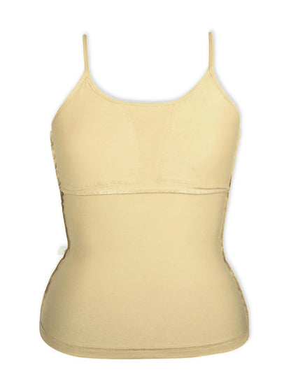 High Coverage Padded Cotton Camisole Bra