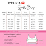 Double-layer Broad Strap Cotton Sports Bra | Non-Padded Beginner Bra | Unicorn Print & Solid Bra