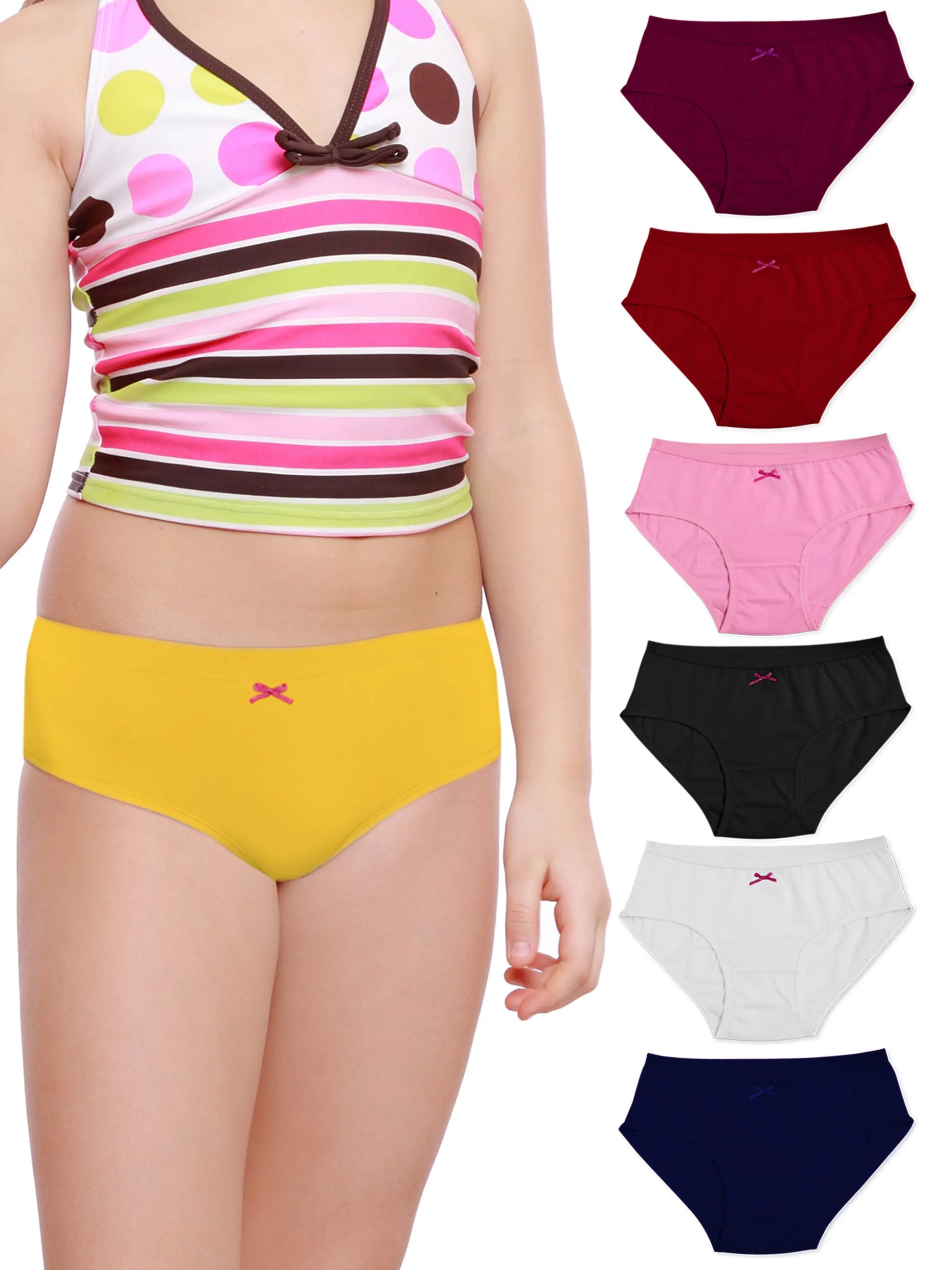 Cotton Hipster Briefs For Teens