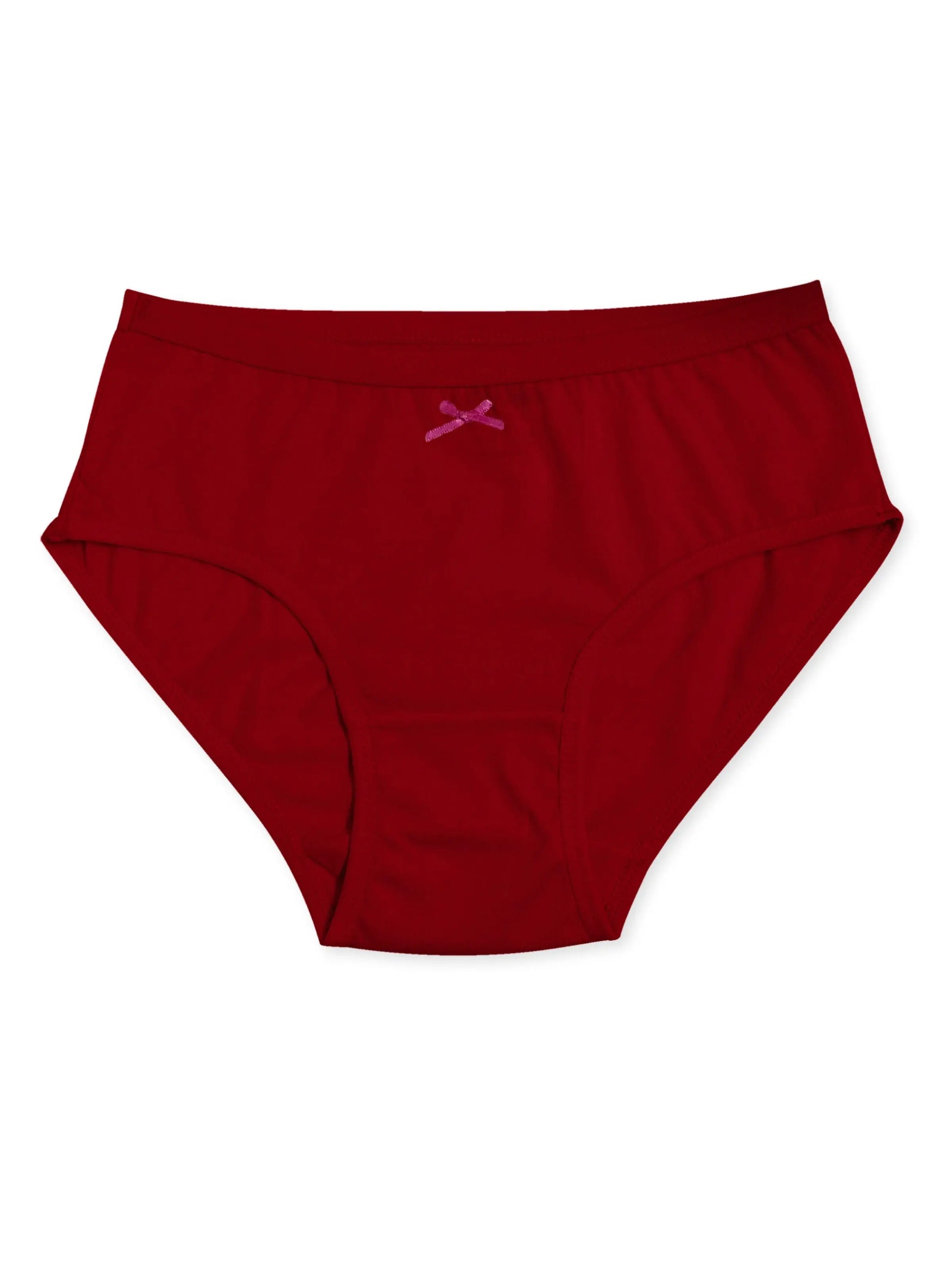 Cotton Hipster Briefs For Teens in Red  Color 