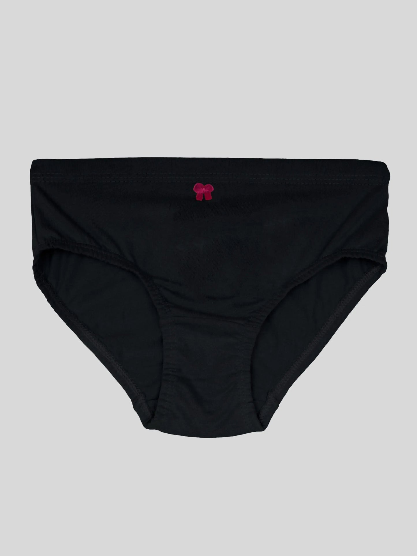 Black, Red & Pink Full Coverage Cotton Hipster Panties | Pack of 3 - D'chica