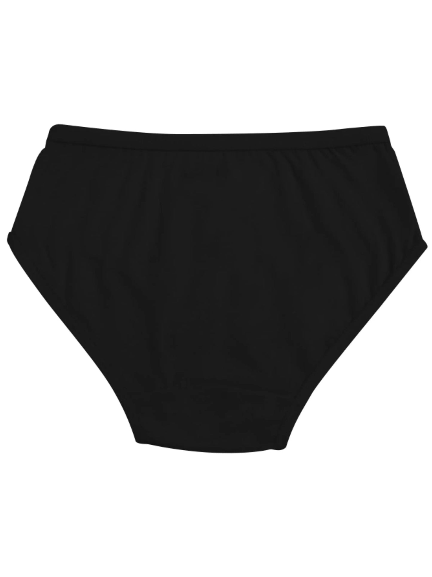 Cotton Hipster Briefs For Girl | Breathable | Elasticated Waistband | Black Panties Pack Of 3