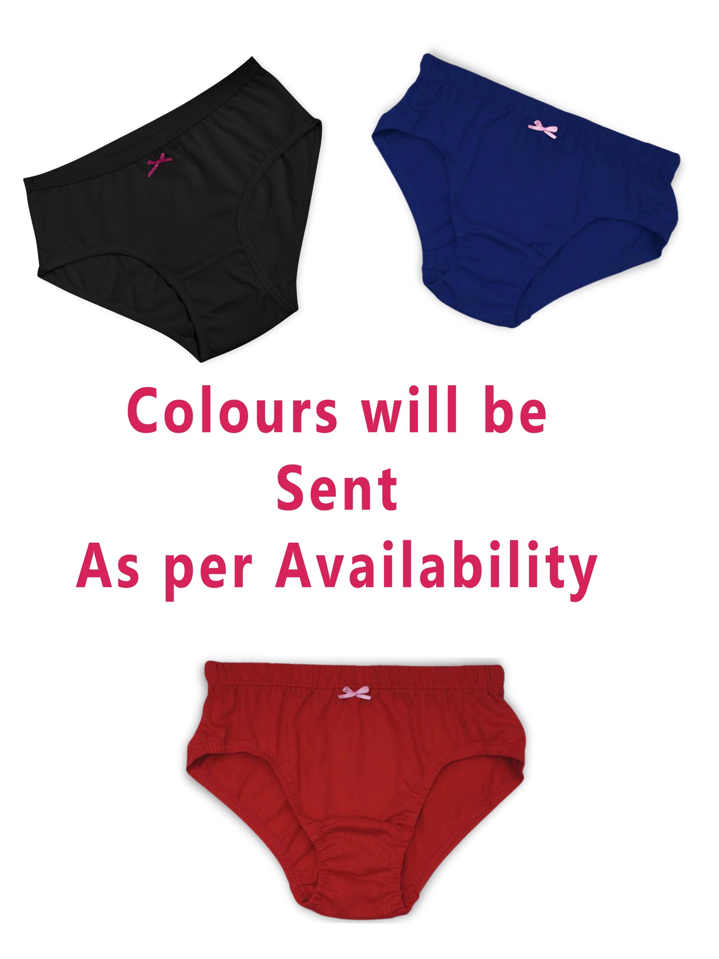 ASSORTED MID-RISE HIPSTER COTTON PANTIES Pack-of-3