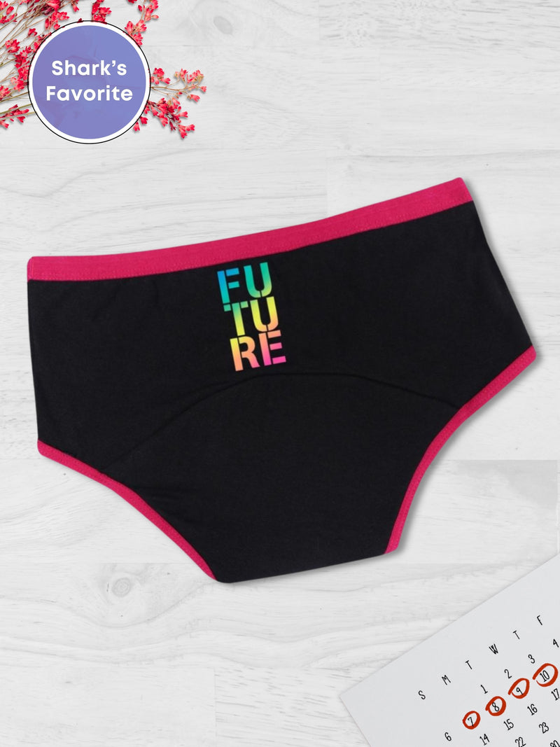 D'chica Your Rainbow Print Eco-Friendly Anti-Microbial Lining Period Panties