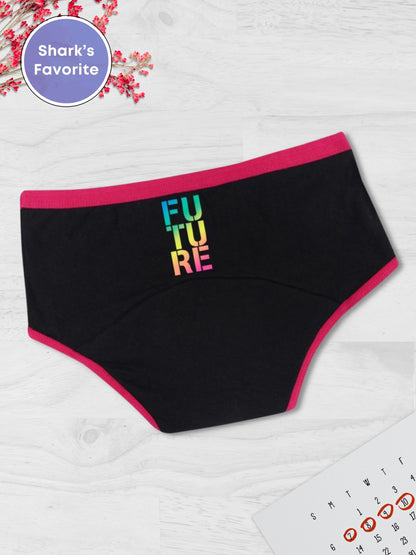 Anti-Microbial Lining D'chica Future Print Period Panties – Eco-Friendly & No Pad Required