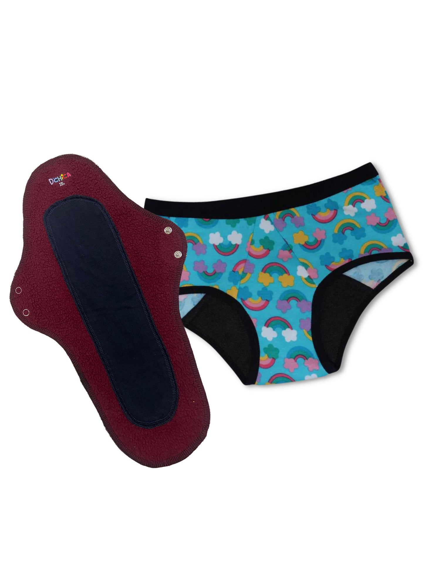 Rash-Free Period Panty & Reusable Sanitary Pads Combo | Skin-Friendly | Antimicrobial Lining