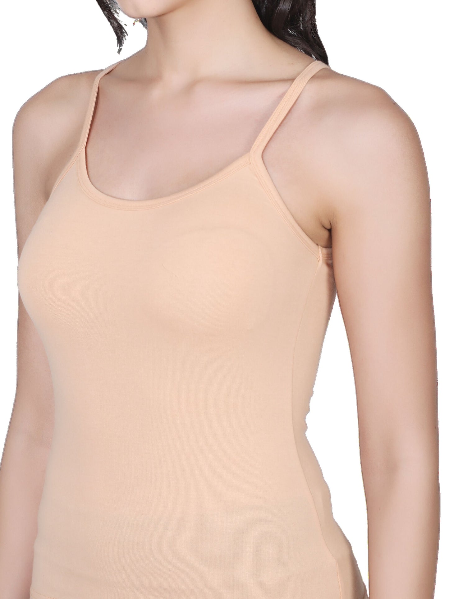 D'chica Skin Basic Cotton Camisole for Women Pack of 1, Soft, Sleeveless, Lightweight, and Perfect for Everyday Wear