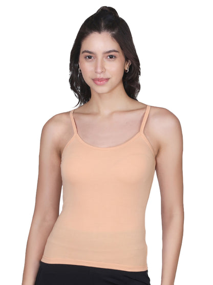 D'chica Skin & Skin Basic Cotton Camisole for Women Pack of 2, Soft, Sleeveless, Lightweight, and Perfect for Everyday Wear