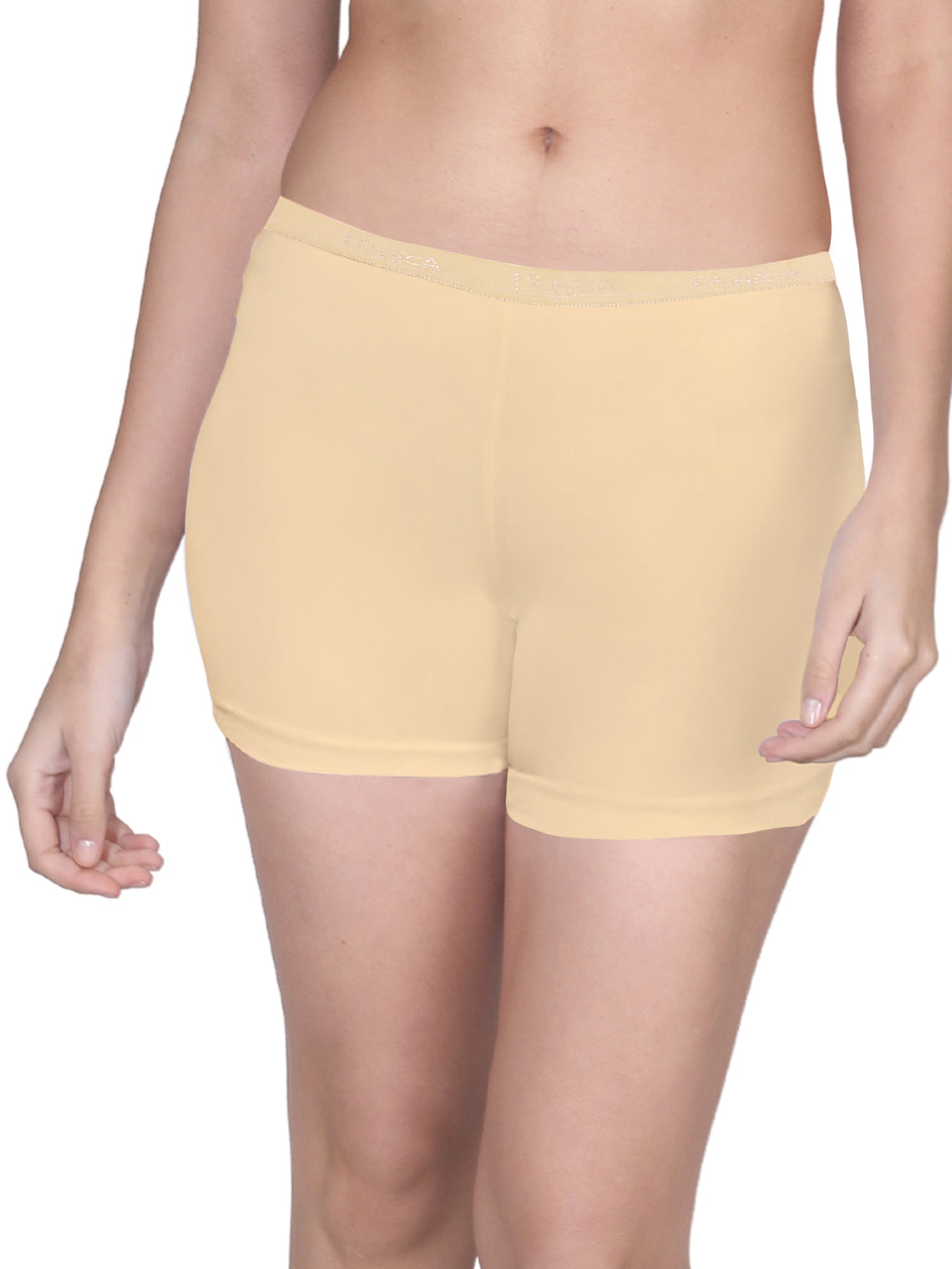 Skin Boyshorts with High Waist, Full Coverage, and Seamless Sides