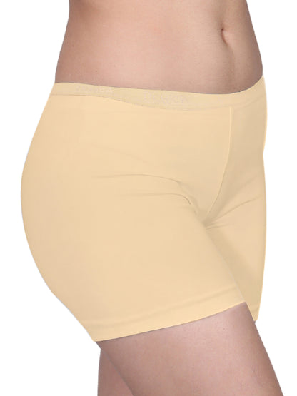 Skin Boyshorts with High Waist, Full Coverage, and Seamless Sides