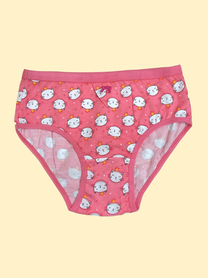 HIPSTER COTTON PANTIES, COMFORTABLE & FULL COVERAGE | PRINTED & SOLID BRIEFS, SET OF 5 - D'chica