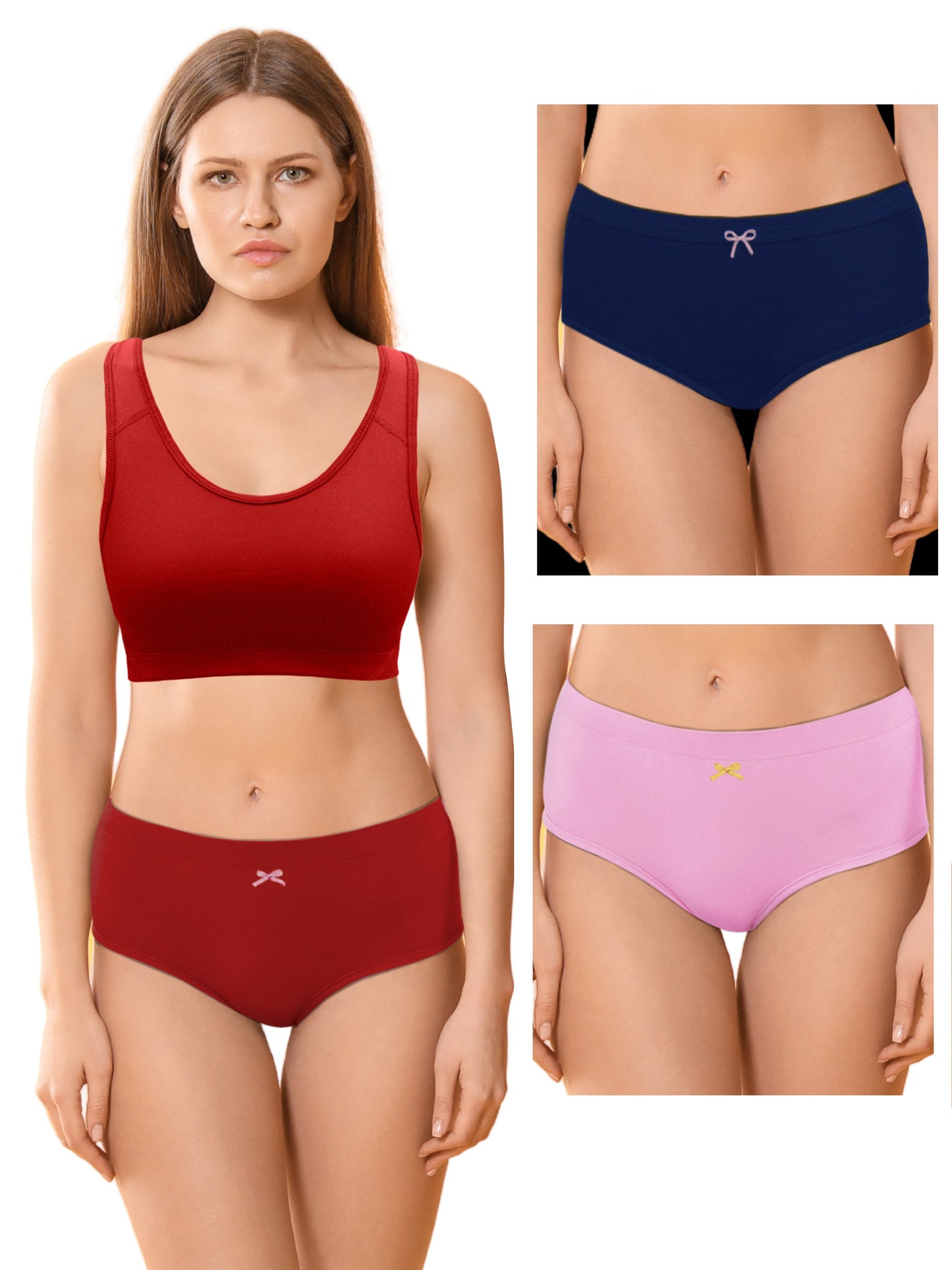 Cotton Hipster Briefs For Women 