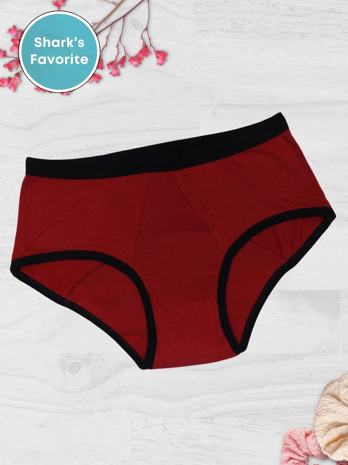 Period Panties | No Pad Needed | Rash Free | Leakproof | Reusable | Solid Period Panty