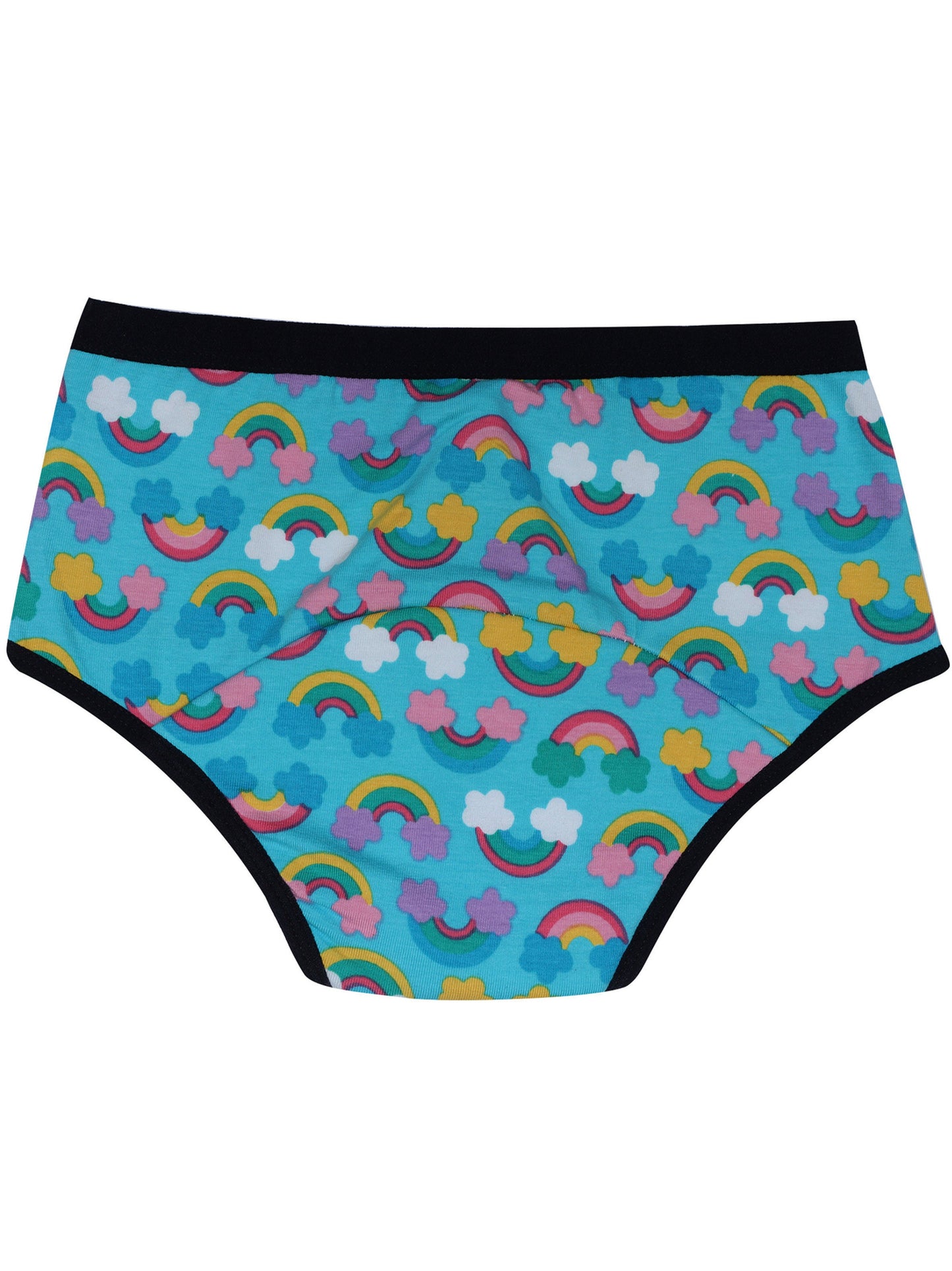 Period Panties | No Pad Needed | Rash Free | Leakproof | Reusable | Rainbow Print Period Panty