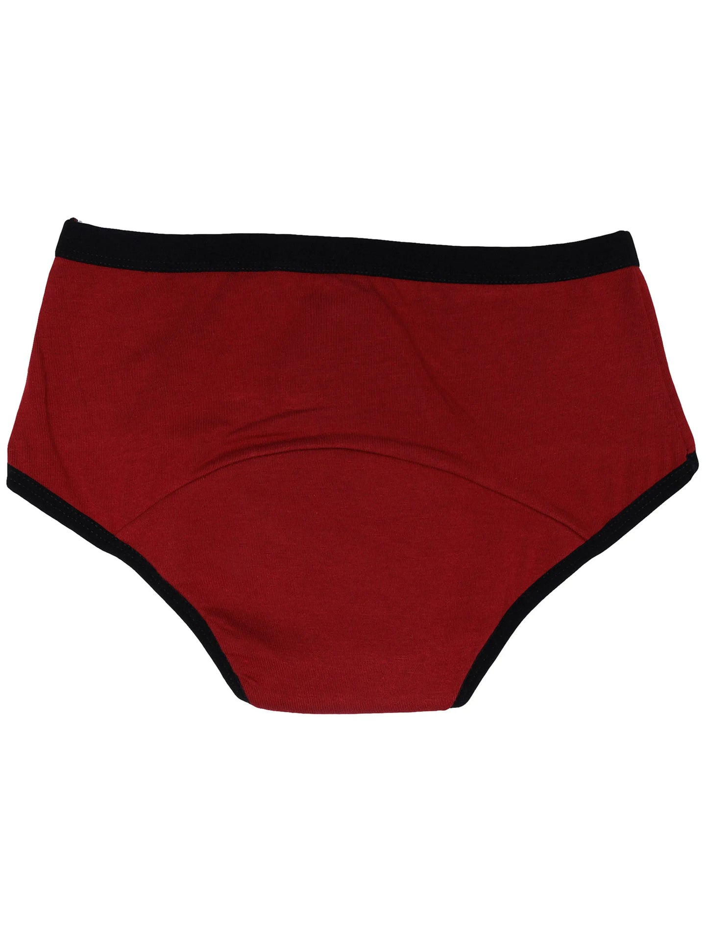 Period Panties | No Pad Needed | Rash Free | Leakproof | Reusable | Maroon & Rainbow Print Period Panty