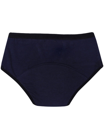 Period Panties | No Pad Needed | Rash Free | Leakproof | Reusable | Navy Blue Period Panty