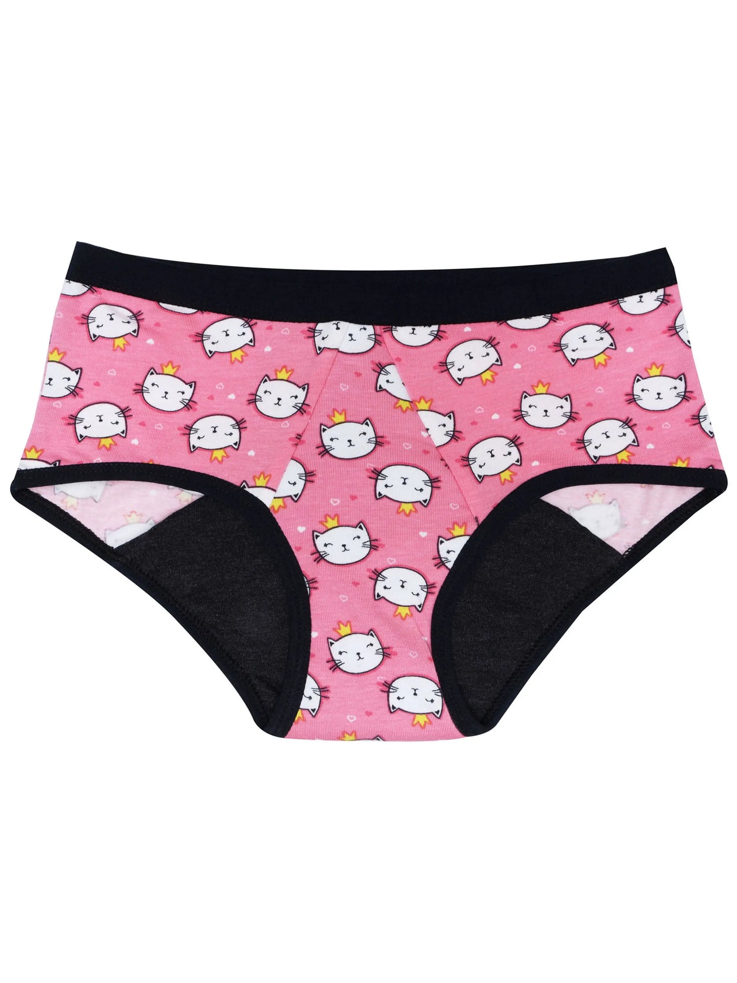 Period Panties | No Pad Needed | Rash Free | Leakproof | Reusable | Cat Print Period Panty