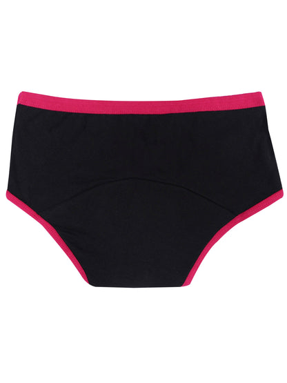 Period Panties | No Pad Needed | Rash Free | Leakproof | Reusable | Black Period Panty