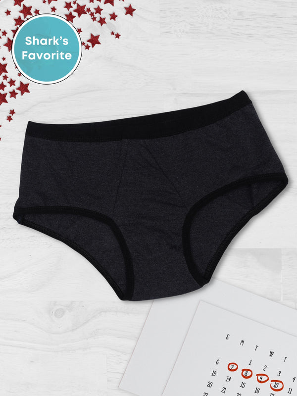 Period Panties | No Pad Needed | Rash Free | Leakproof | Reusable | Grey Period Panty