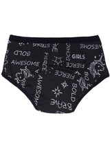 Period Panties | No Pad Needed | Rash Free | Leakproof | Reusable | Grey & Printed Black Period Panty