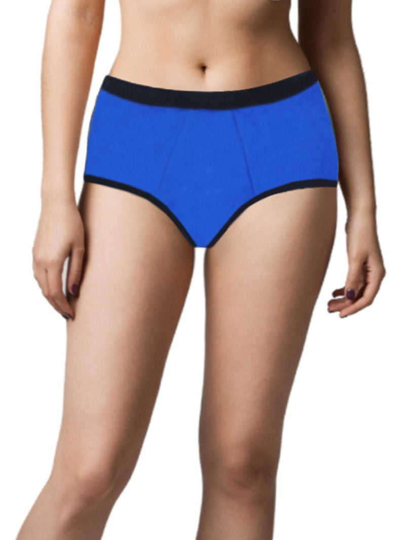 Period Panties | No Pad Needed | Rash Free | Leakproof | Reusable | Royal Blue Period Panty