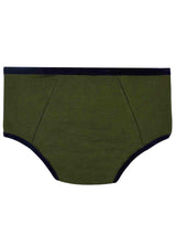 Period Panties for Young Women | No Pad Needed | Rash Free | Leakproof | Reusable | Pack of 1 Olive Green Period Panty