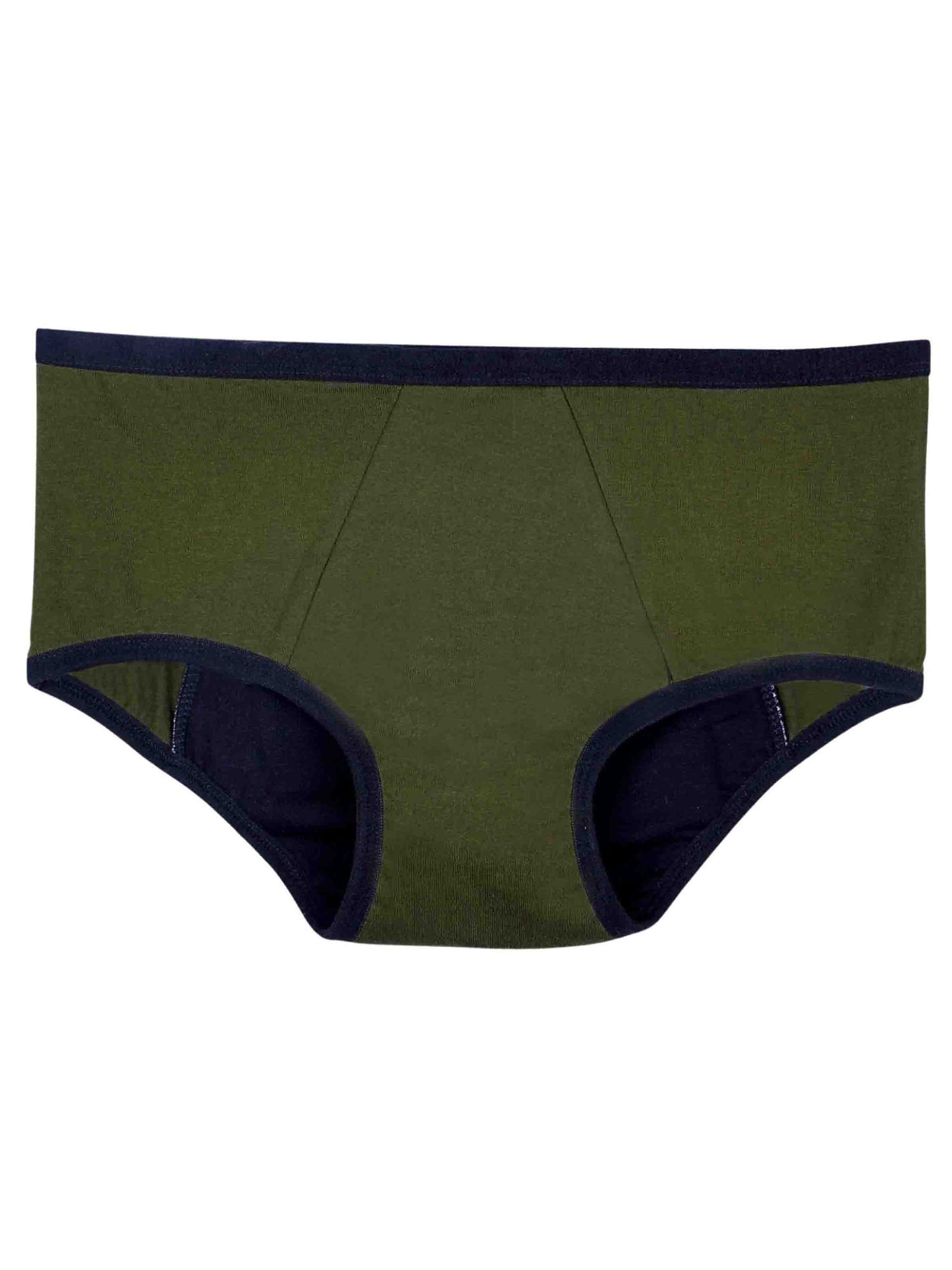 Period Panties | Leakproof & Reusable | Rainbow Print & Olive Green | Rash Free | No Pad Needed