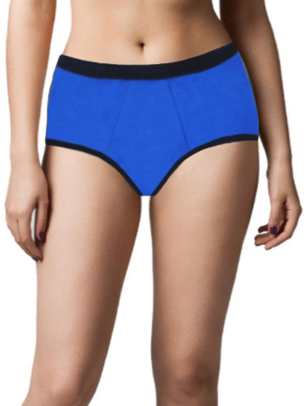 LEAKPROOF & REUSABLE PERIOD UNDERWEAR | ROYAL BLUE | ANTIMICROBIAL LINING | NO PAD NEEDED