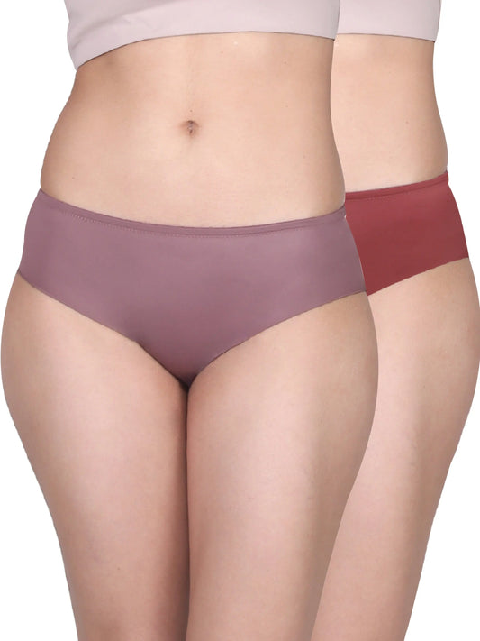 Seamless Hipster Panties | Cotton Crotch & No Visible Panty Lines | Full Coverage