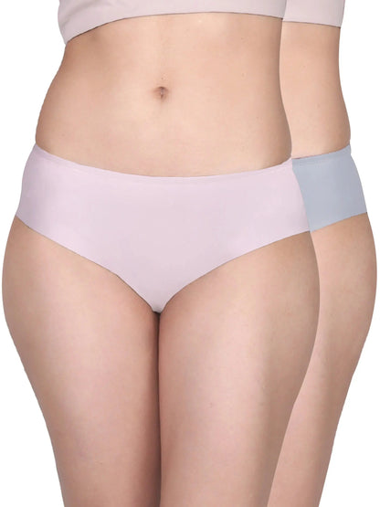 Seamless Hipster Panties | Cotton Crotch & No Visible Panty Lines | Full Coverage