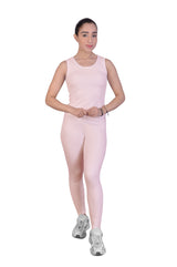 Regular Fit Warm Thermal Set | Pink Thermal Tank Top & Leggings For  Young Women | Set of 2