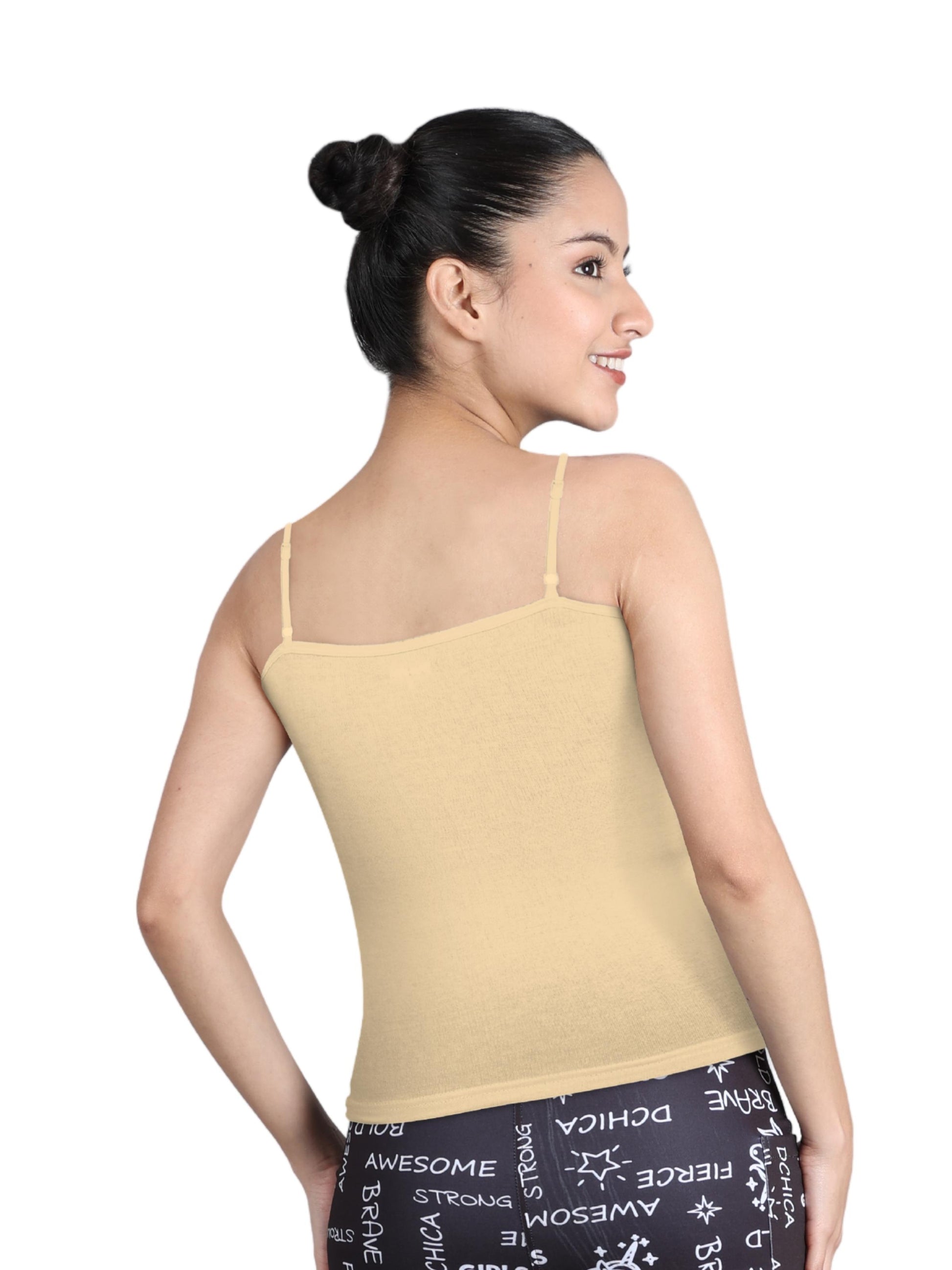 Camisole Bra with Adjustable Straps in Skin Color 